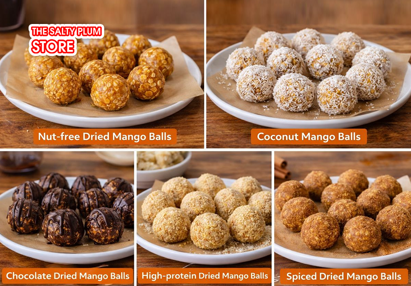 Variations of Dried Mango Balls
